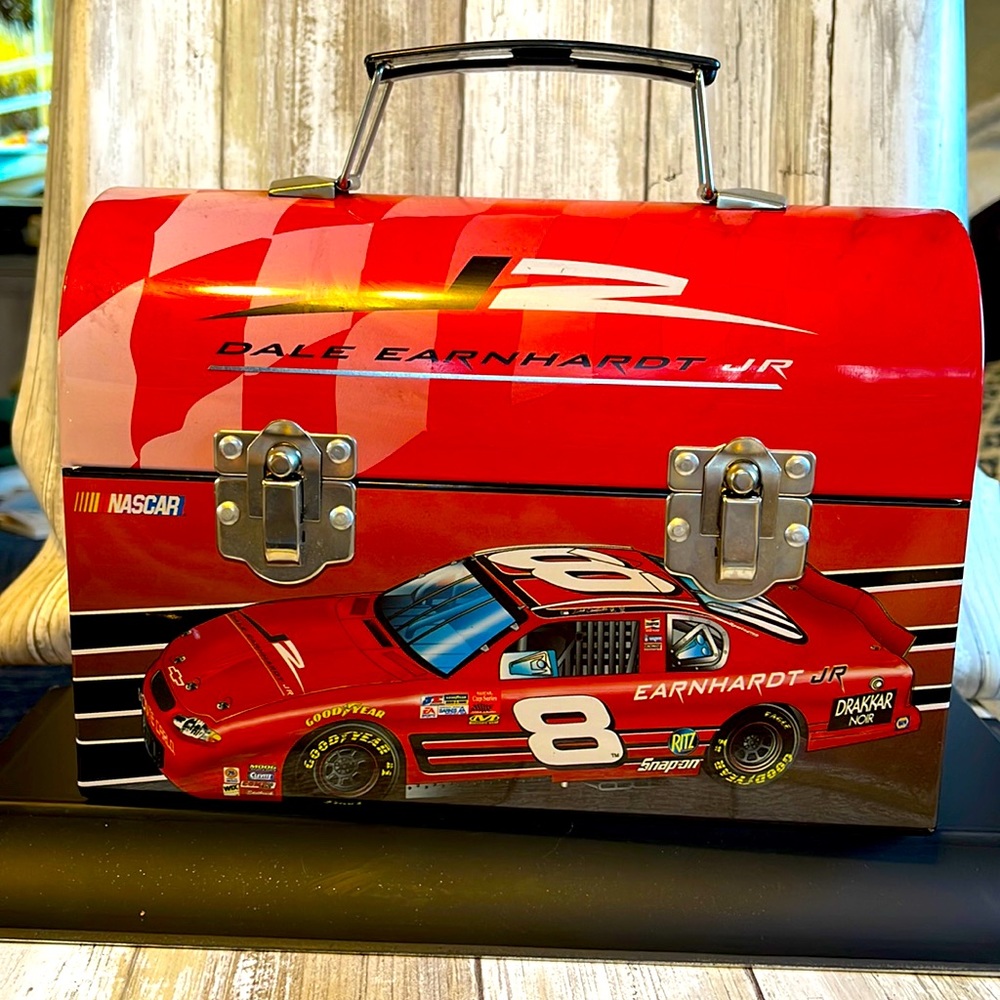 Dale Earnhardt Jr metal lunch box.